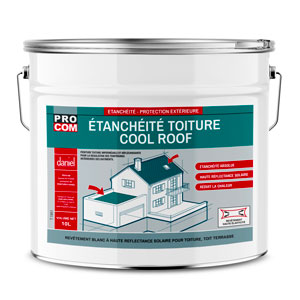 peinture cool roof toit blanc